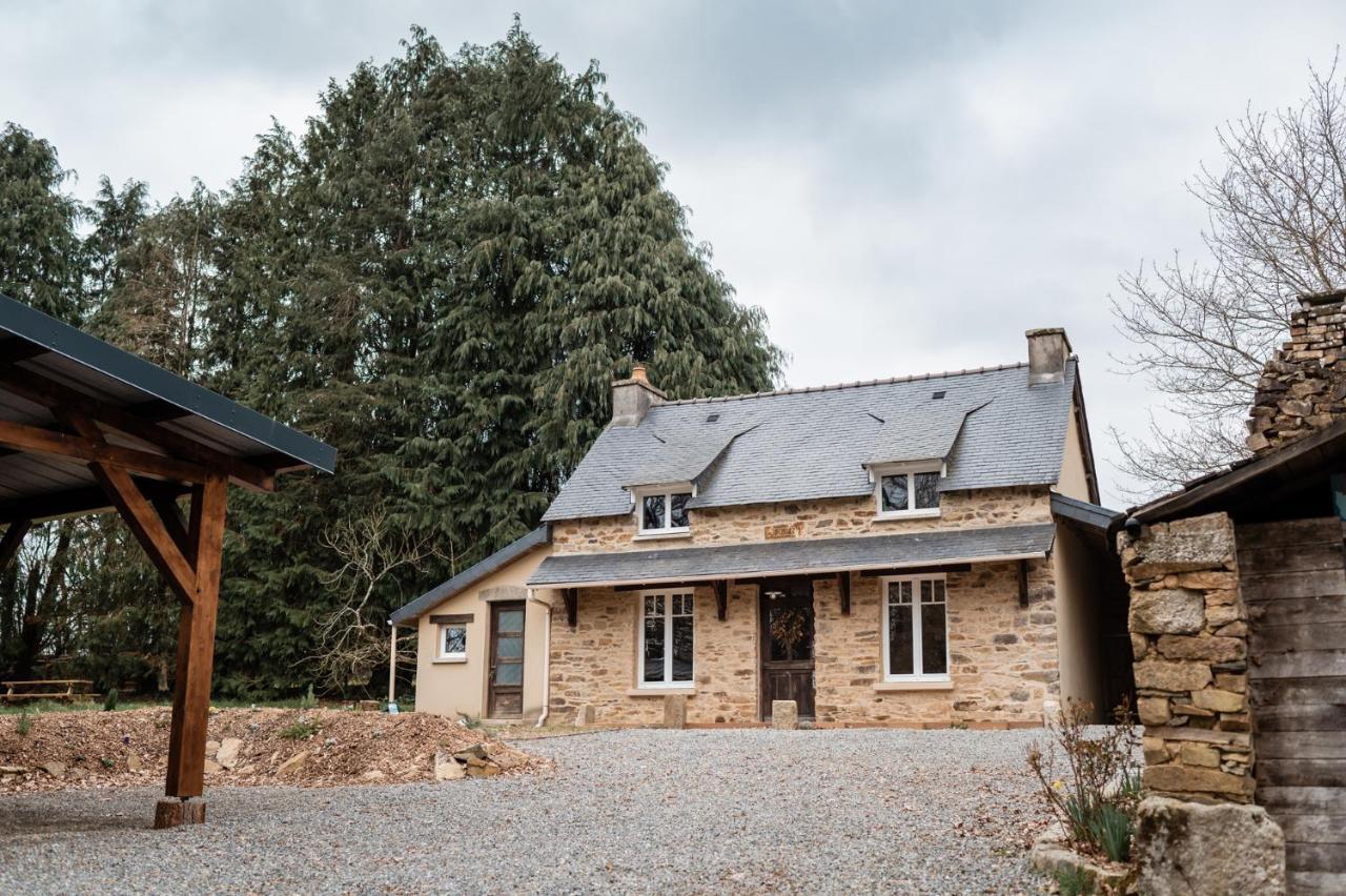 Cottage Breton - Gite De Charme En Centre Finistere Plonévez-du-Faou Exteriör bild