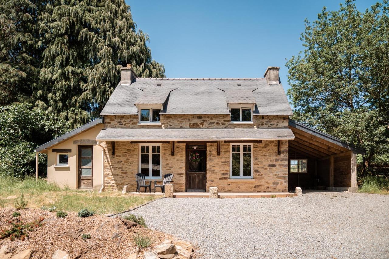 Cottage Breton - Gite De Charme En Centre Finistere Plonévez-du-Faou Exteriör bild